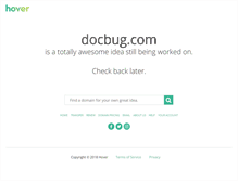Tablet Screenshot of docbug.com